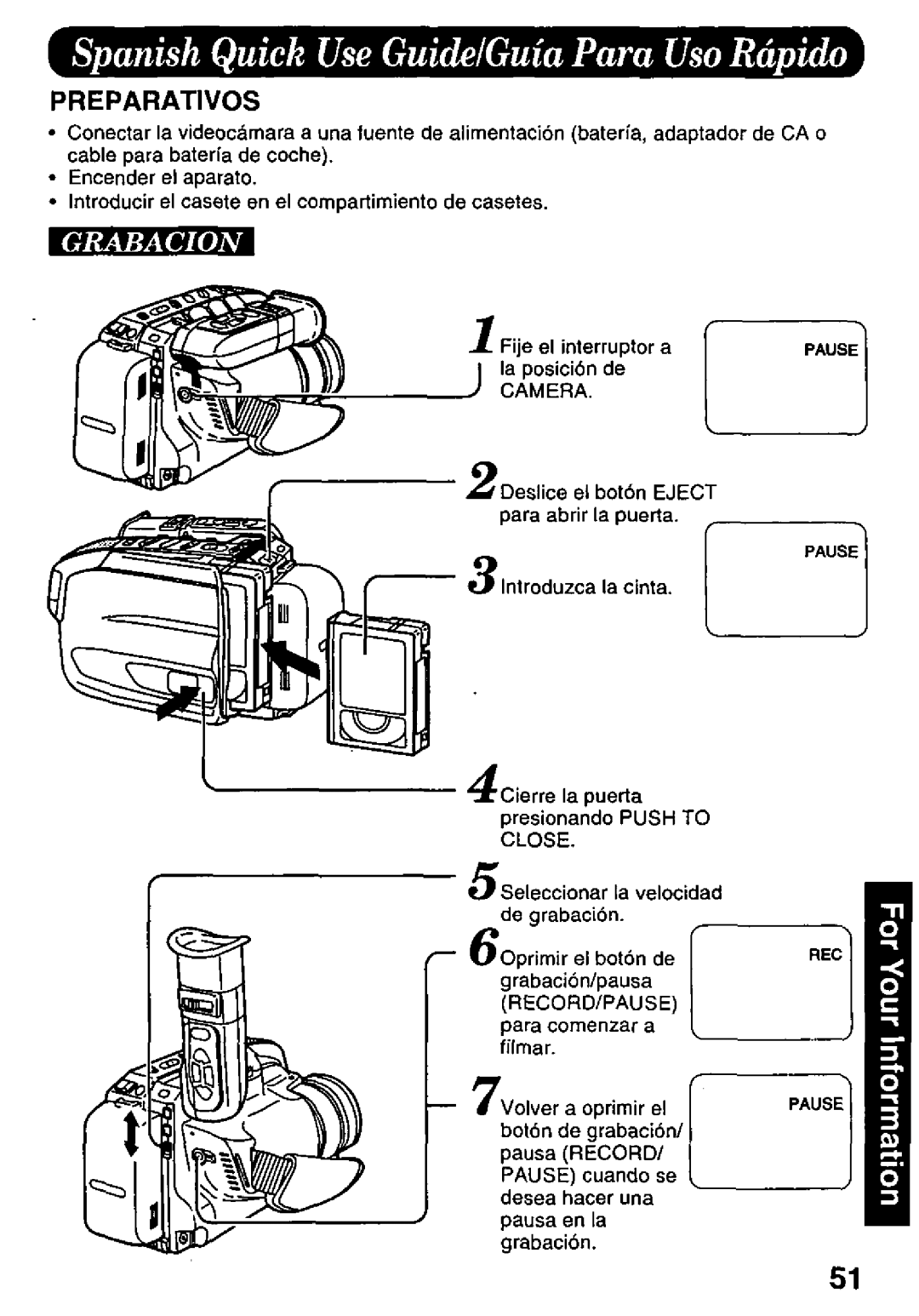 Panasonic PV-D427 manual 