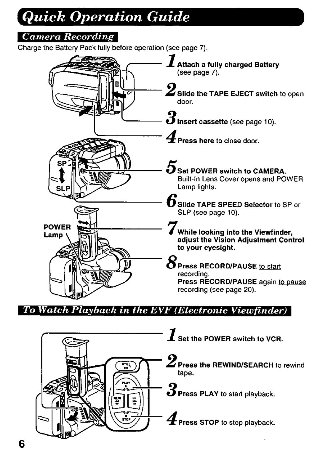 Panasonic PV-D427 manual 