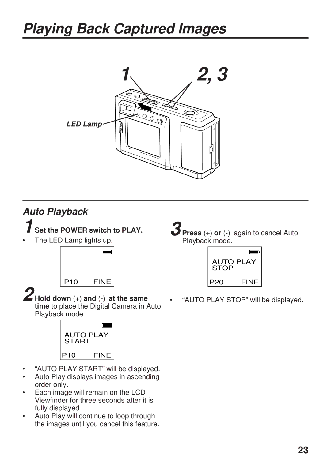 Panasonic PV-DC1580 operating instructions Auto Playback 