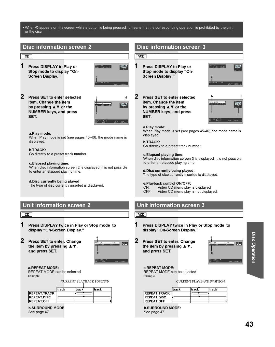 Panasonic PV-DF275, PV DF205 manual Screen 