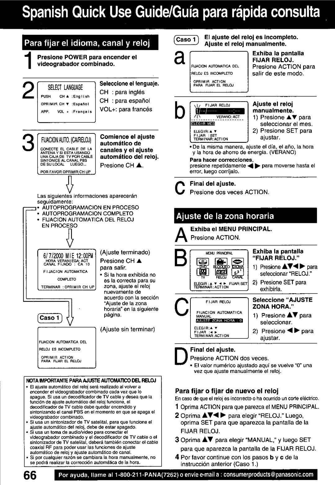 Panasonic PV-DF2700, PV-DF2000 manual 