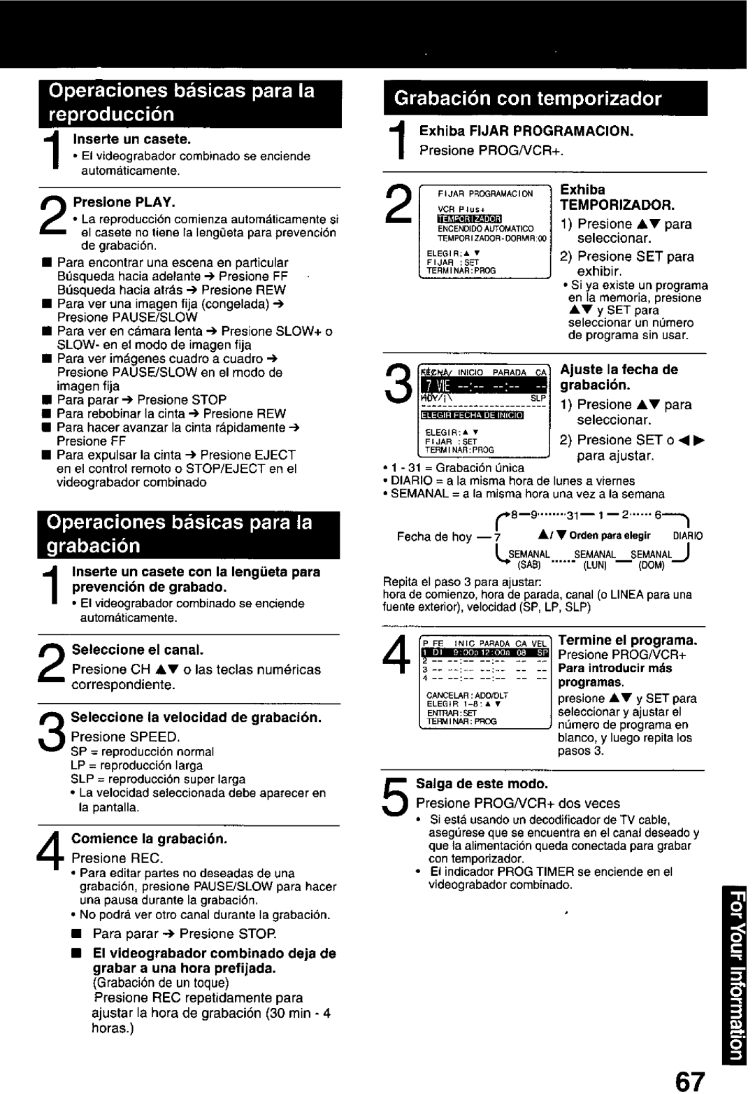 Panasonic PV-DF2000, PV-DF2700 manual 