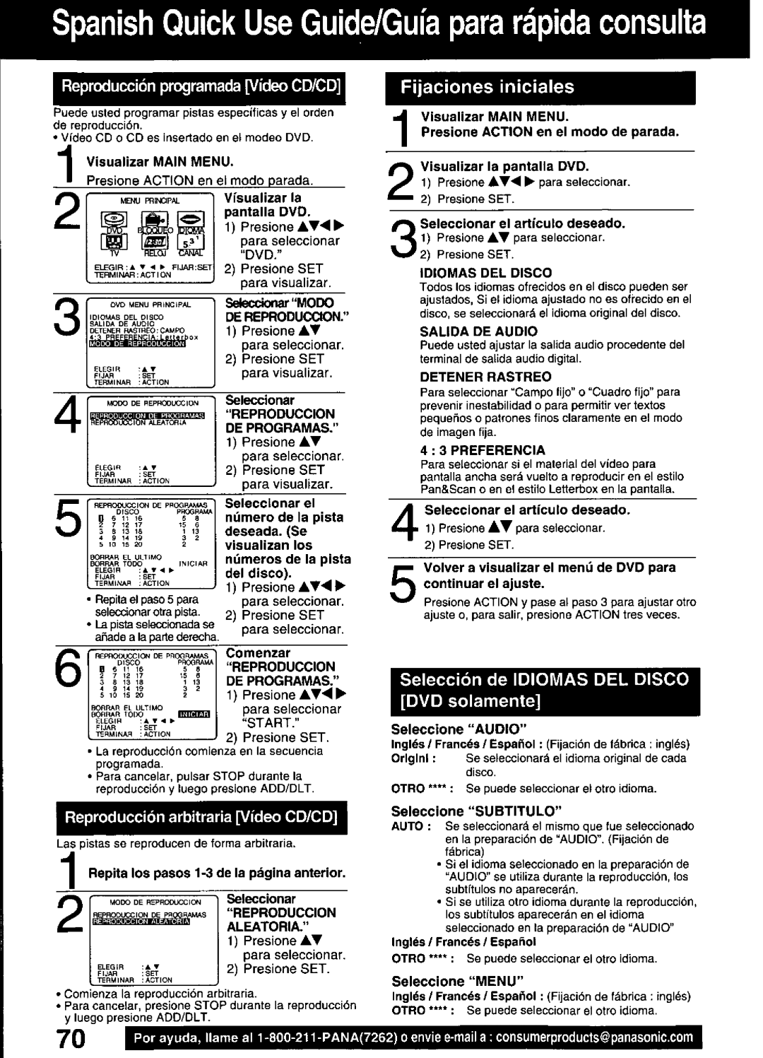 Panasonic PV-DF2700, PV-DF2000 manual 