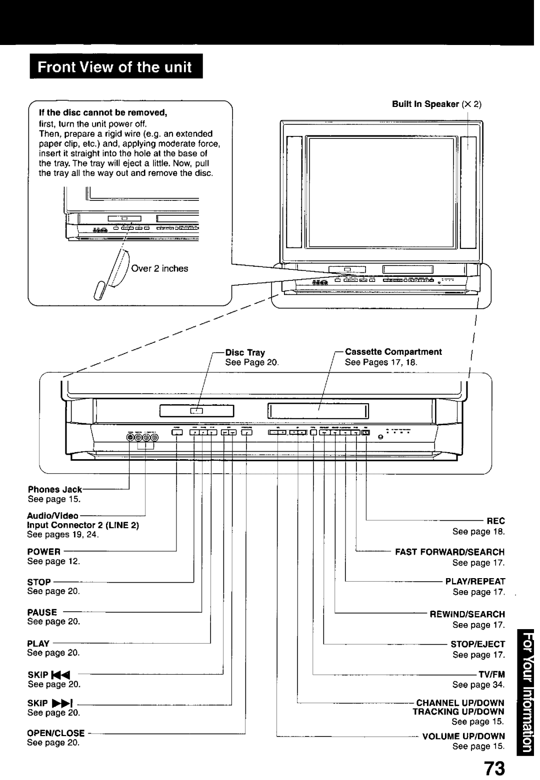 Panasonic PV-DF2000, PV-DF2700 manual 