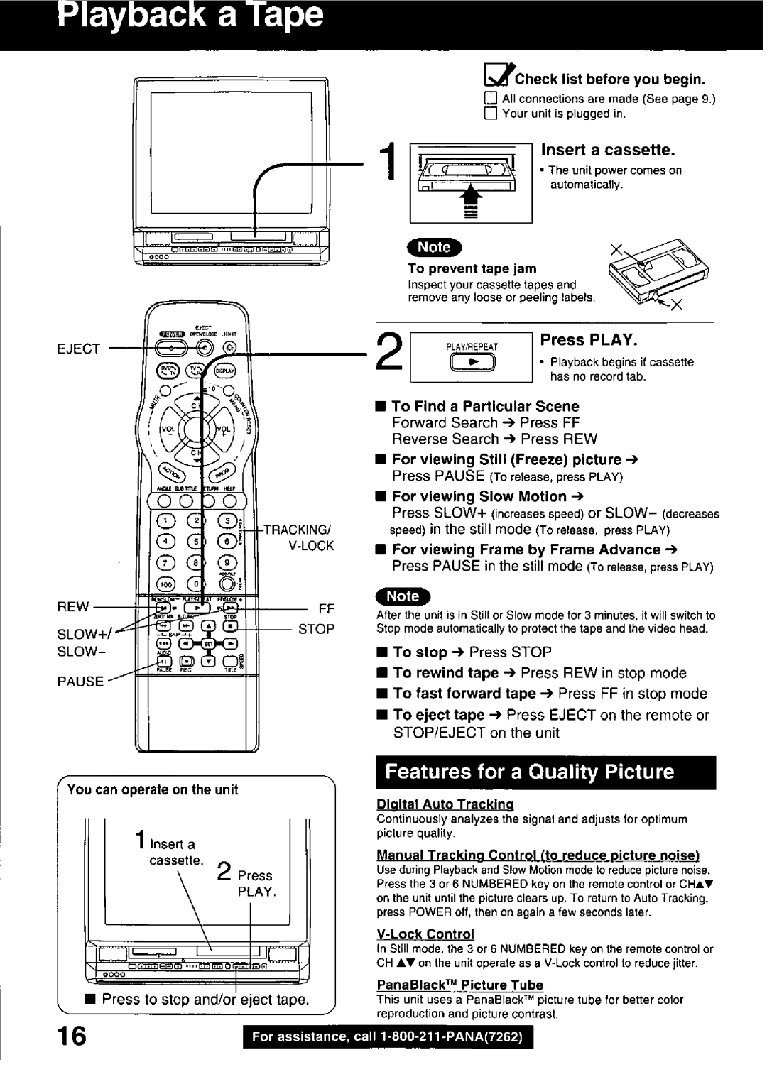 Panasonic PV-DM2799 manual 