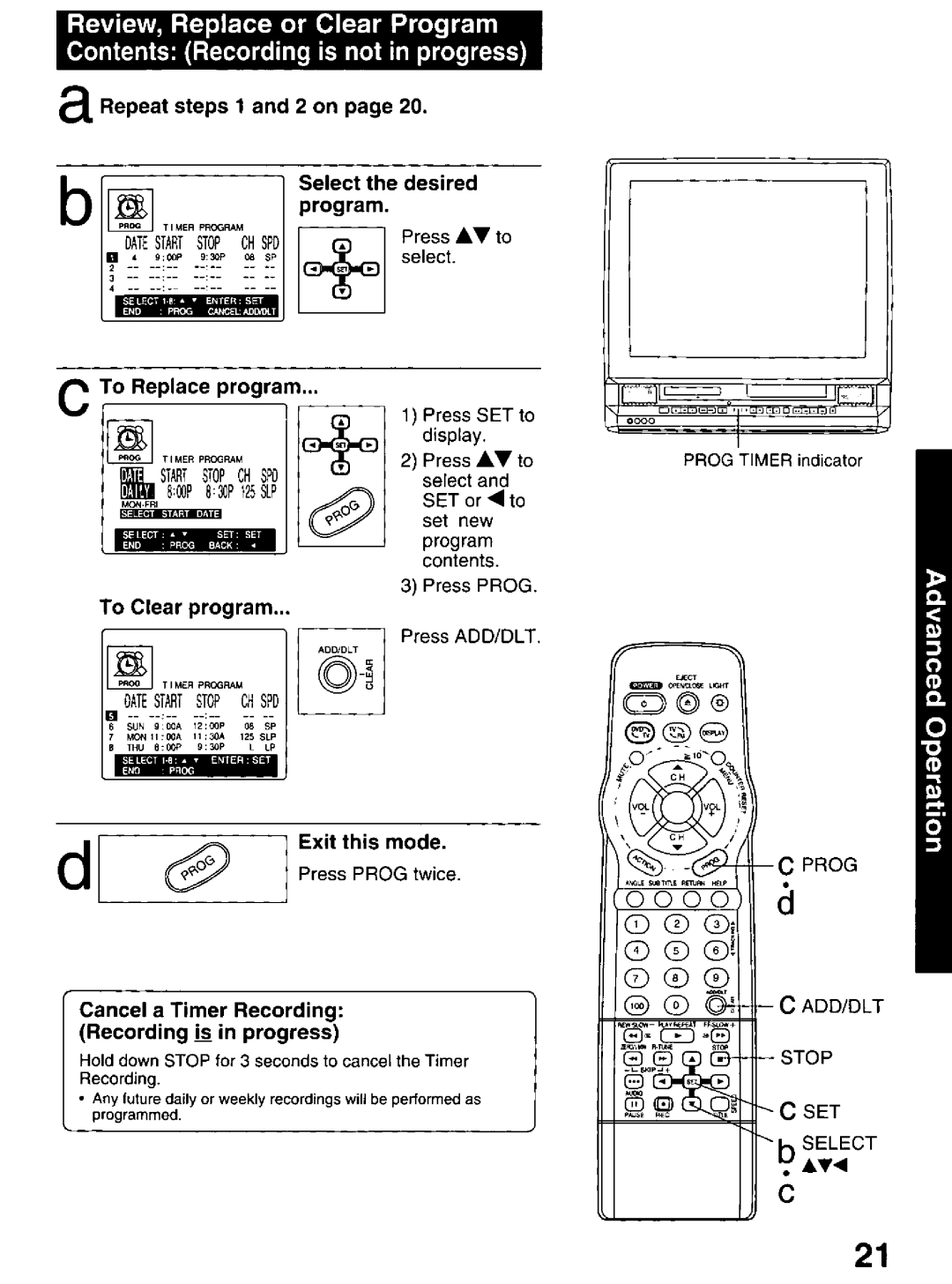 Panasonic PV-DM2799 manual 