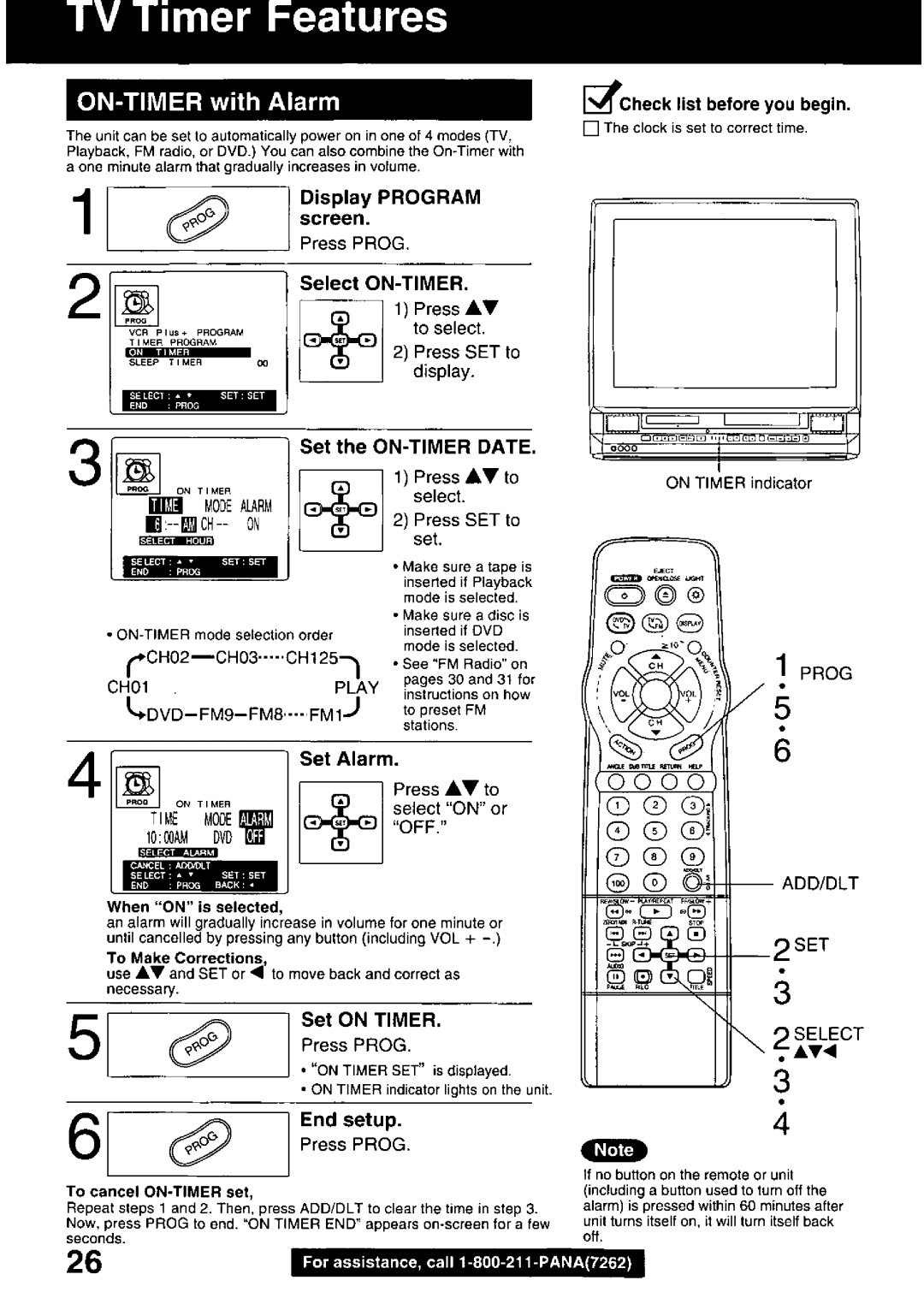 Panasonic PV-DM2799 manual 