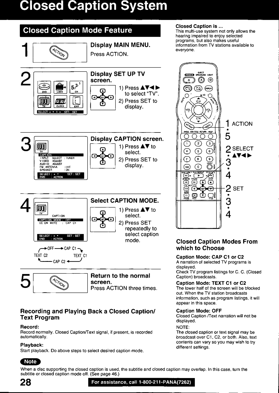 Panasonic PV-DM2799 manual 