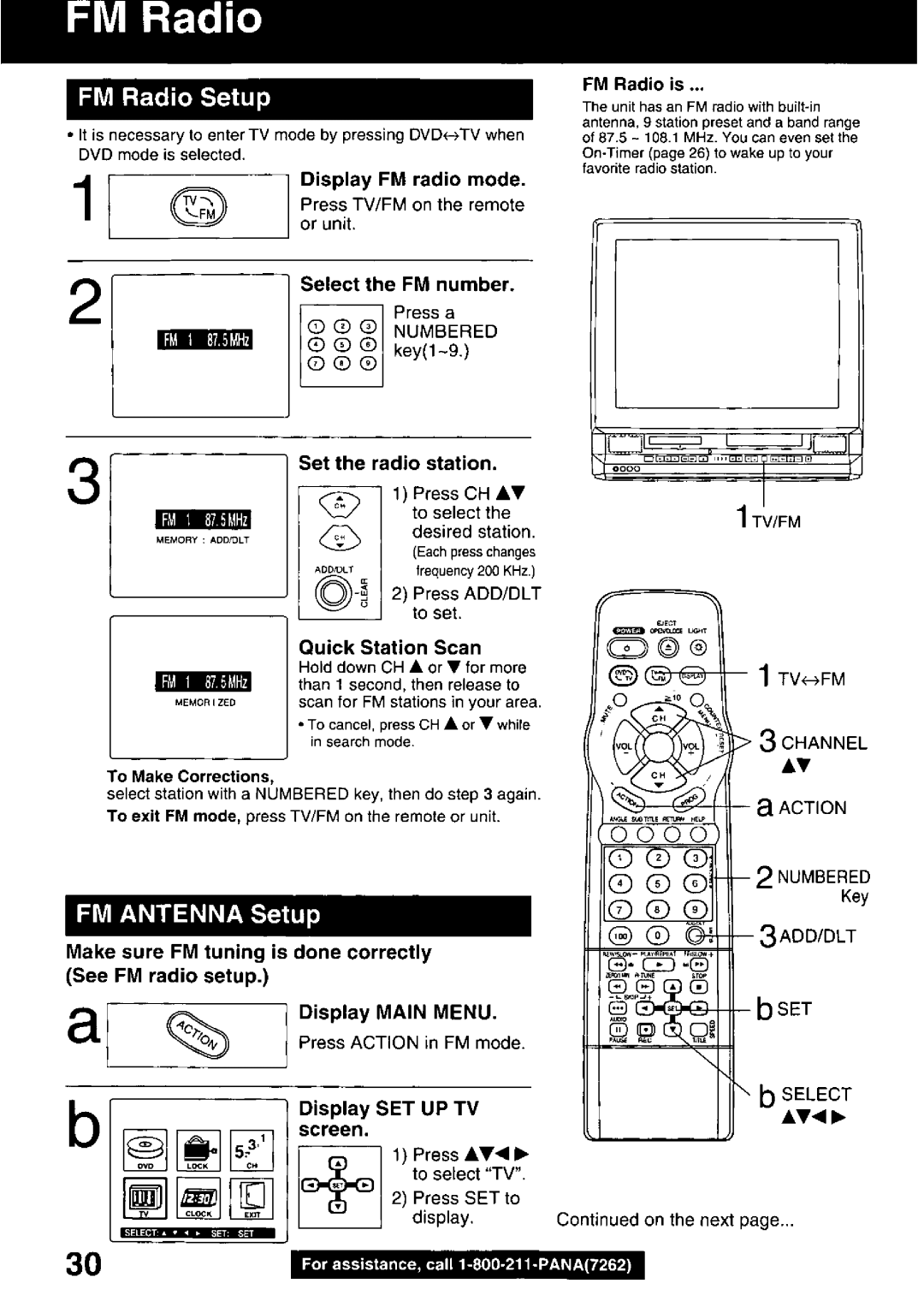 Panasonic PV-DM2799 manual 