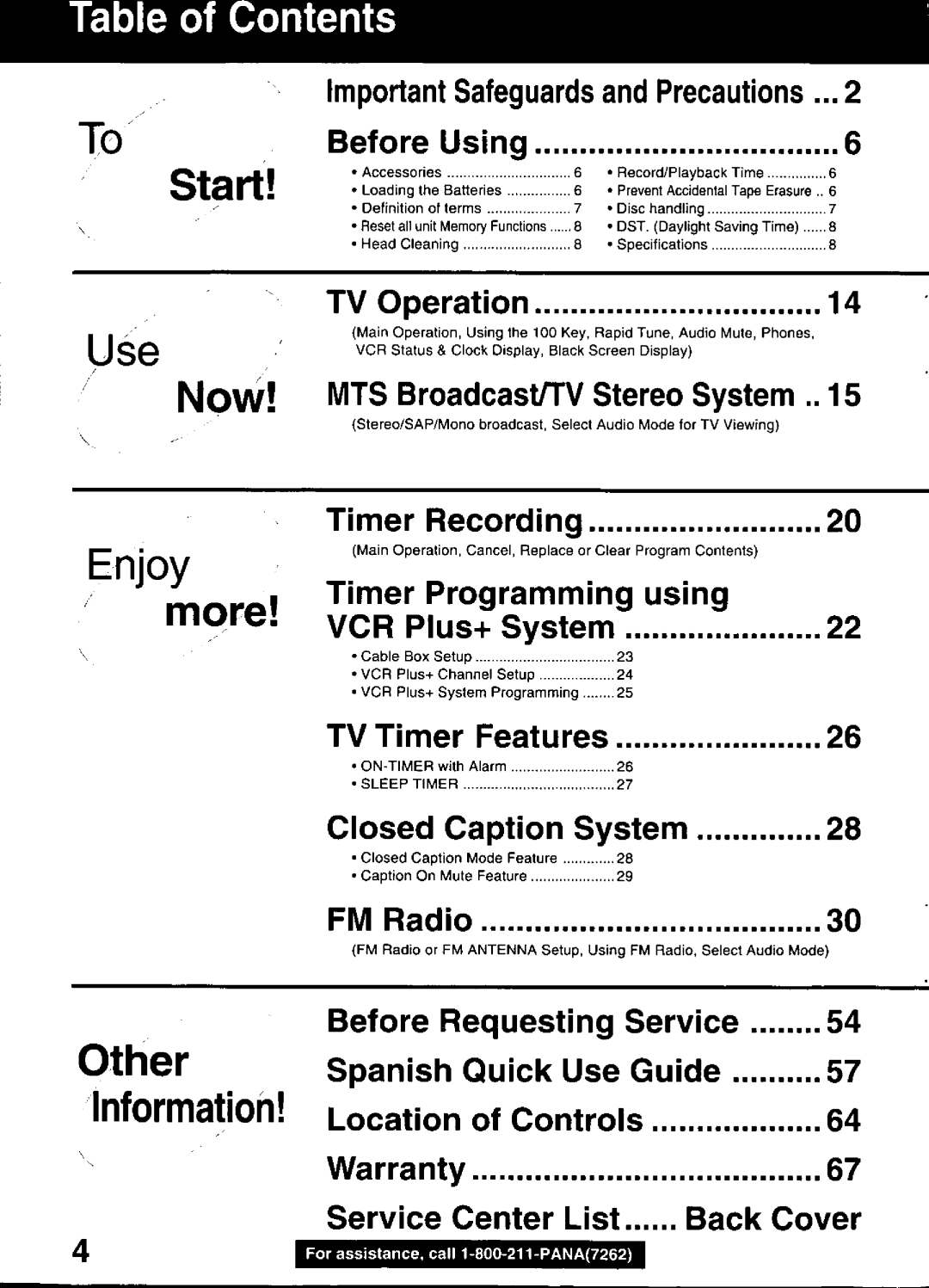 Panasonic PV-DM2799 manual 