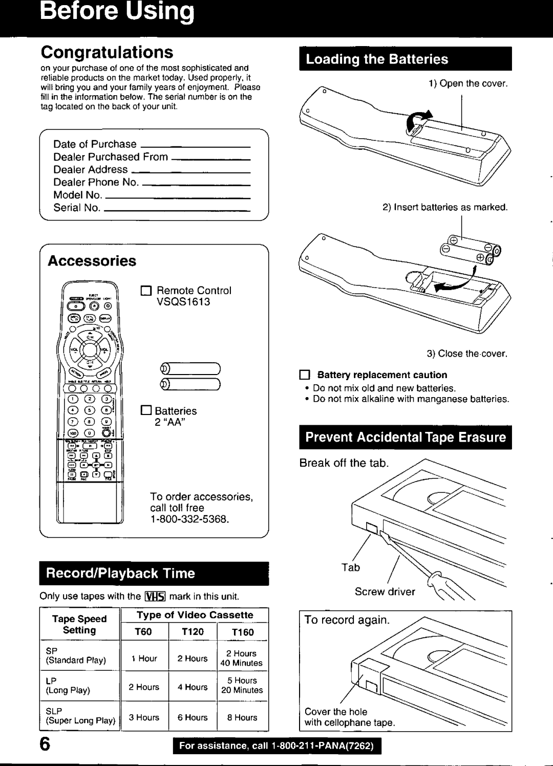 Panasonic PV-DM2799 manual 