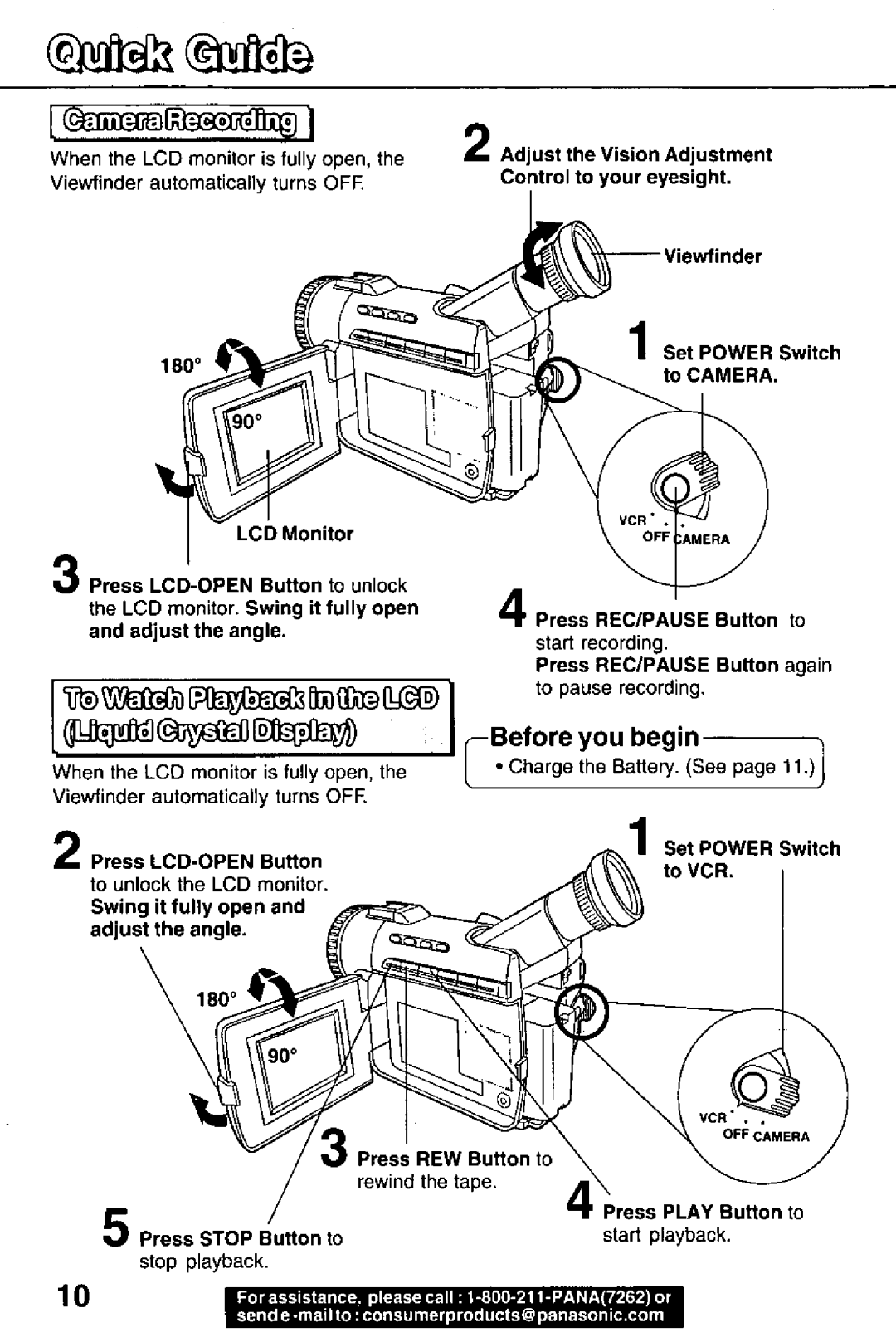 Panasonic PV-DV101, PV-DV51 manual 