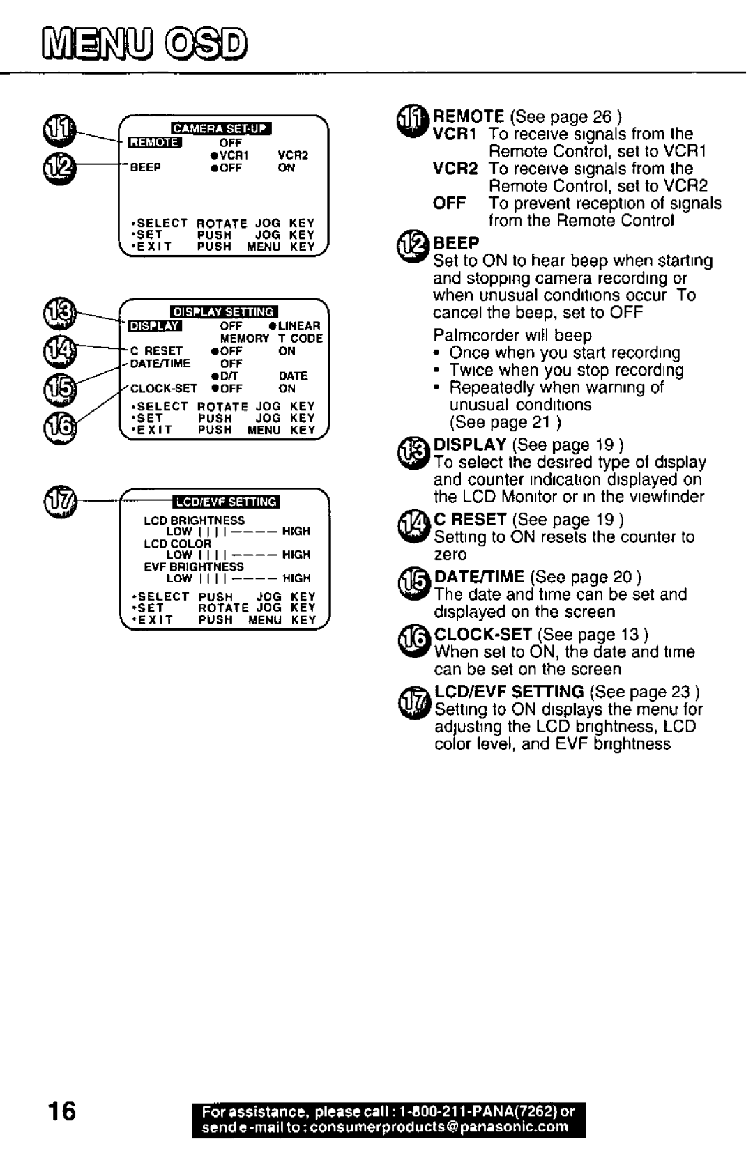 Panasonic PV-DV101, PV-DV51 manual 