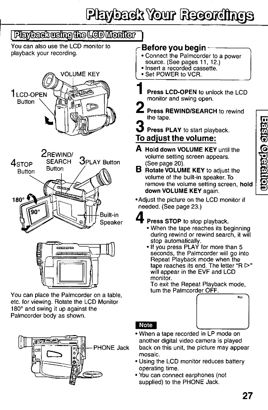 Panasonic PV-DV51, PV-DV101 manual 