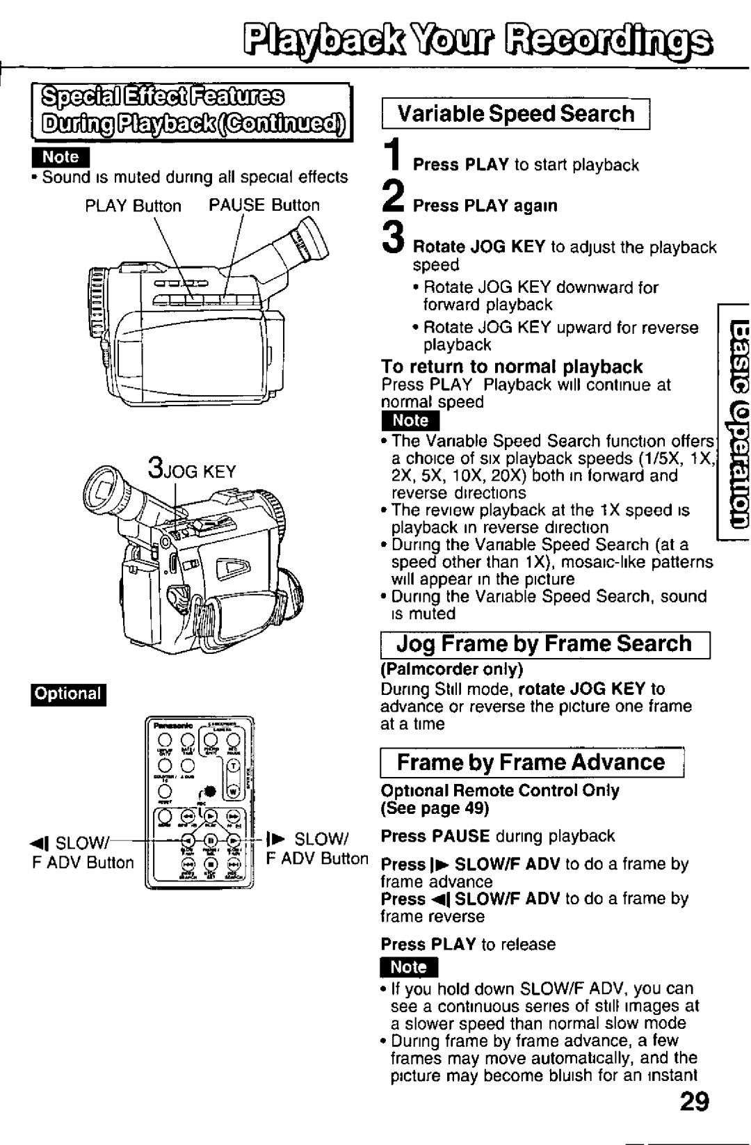 Panasonic PV-DV51, PV-DV101 manual 