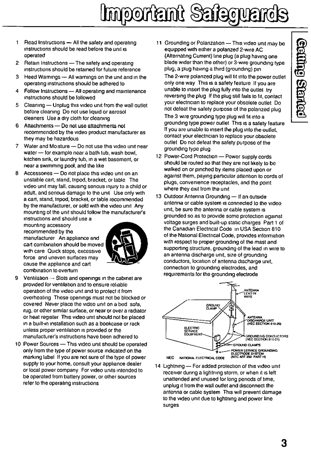 Panasonic PV-DV51, PV-DV101 manual 