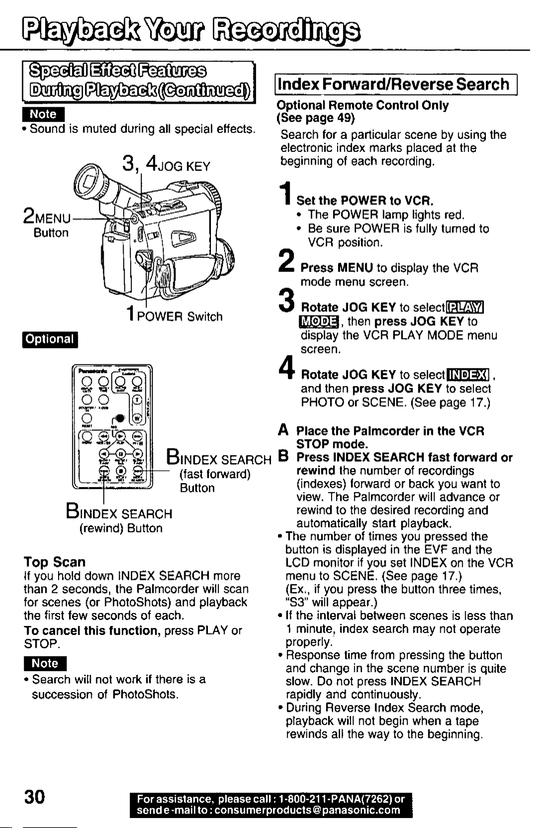 Panasonic PV-DV101, PV-DV51 manual 