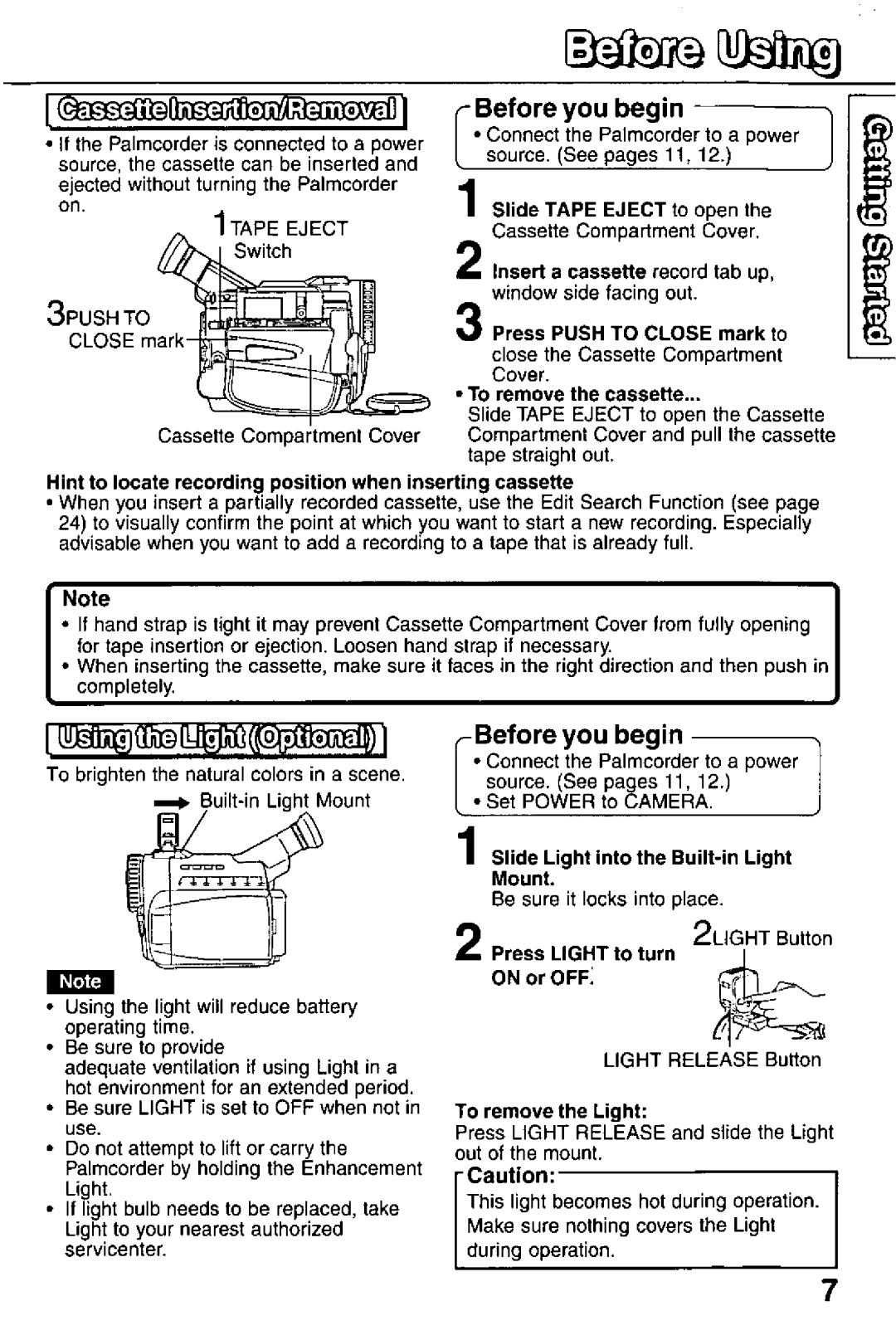 Panasonic PV-DV51, PV-DV101 manual 