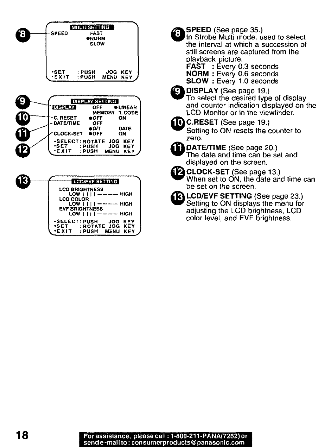 Panasonic PV-DV101 manual Date 