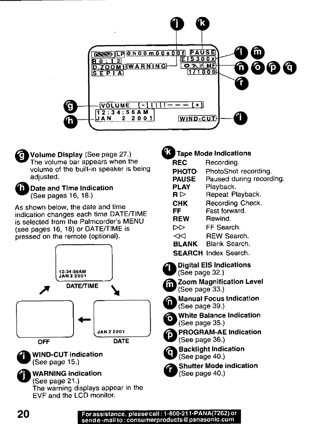 Panasonic PV-DV101 manual DAT t.E N 