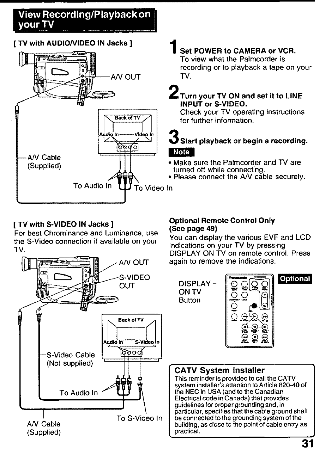 Panasonic PV-DV101 manual oottoo 