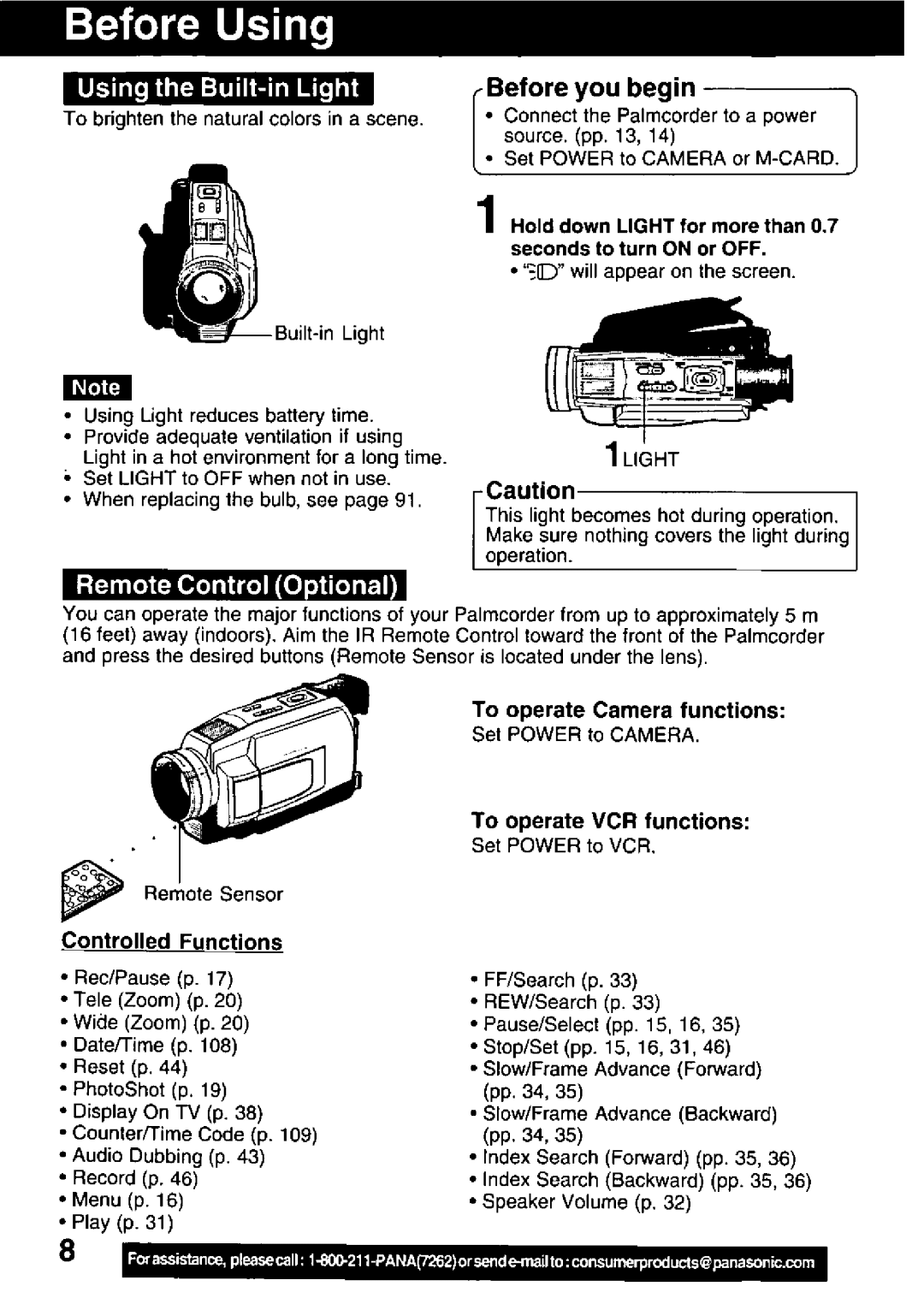 Panasonic PV-DV102 manual 