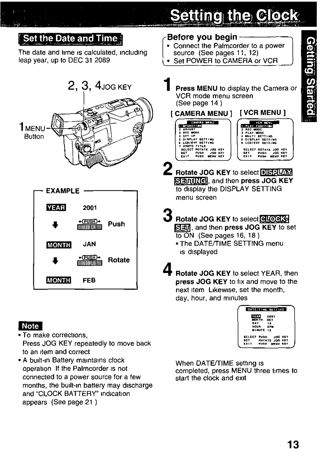 Panasonic PV-DV351, PV-DV701 manual 