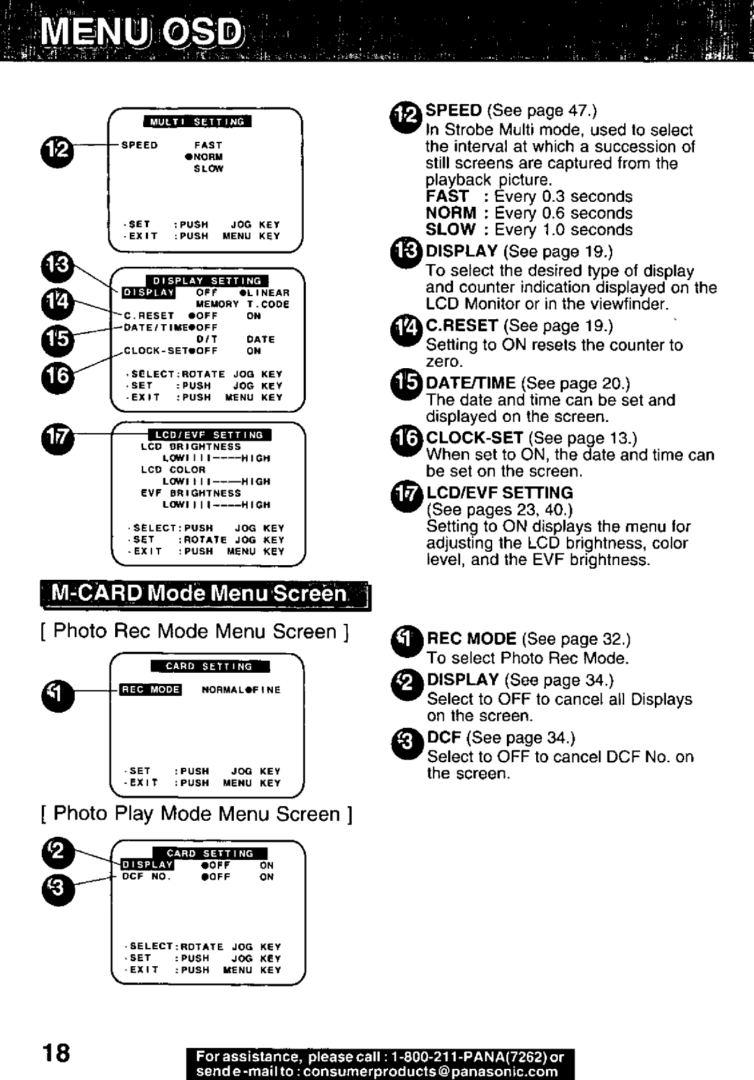 Panasonic PV-DV701, PV-DV351 manual 