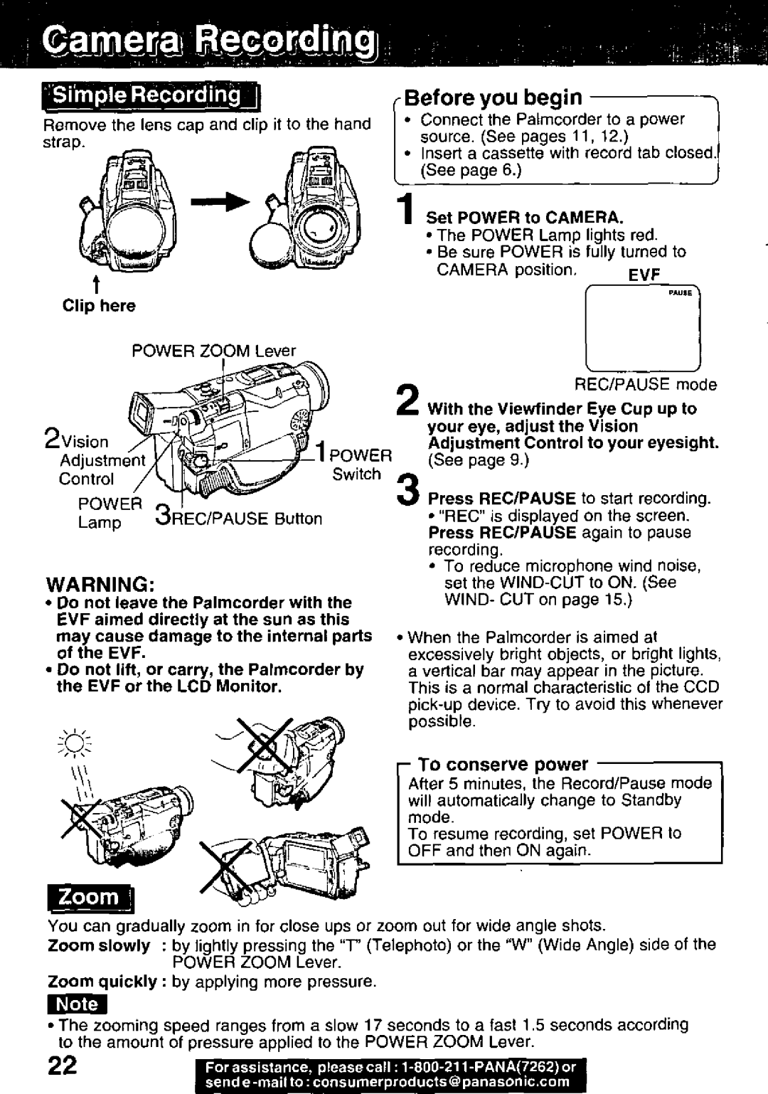 Panasonic PV-DV701, PV-DV351 manual 