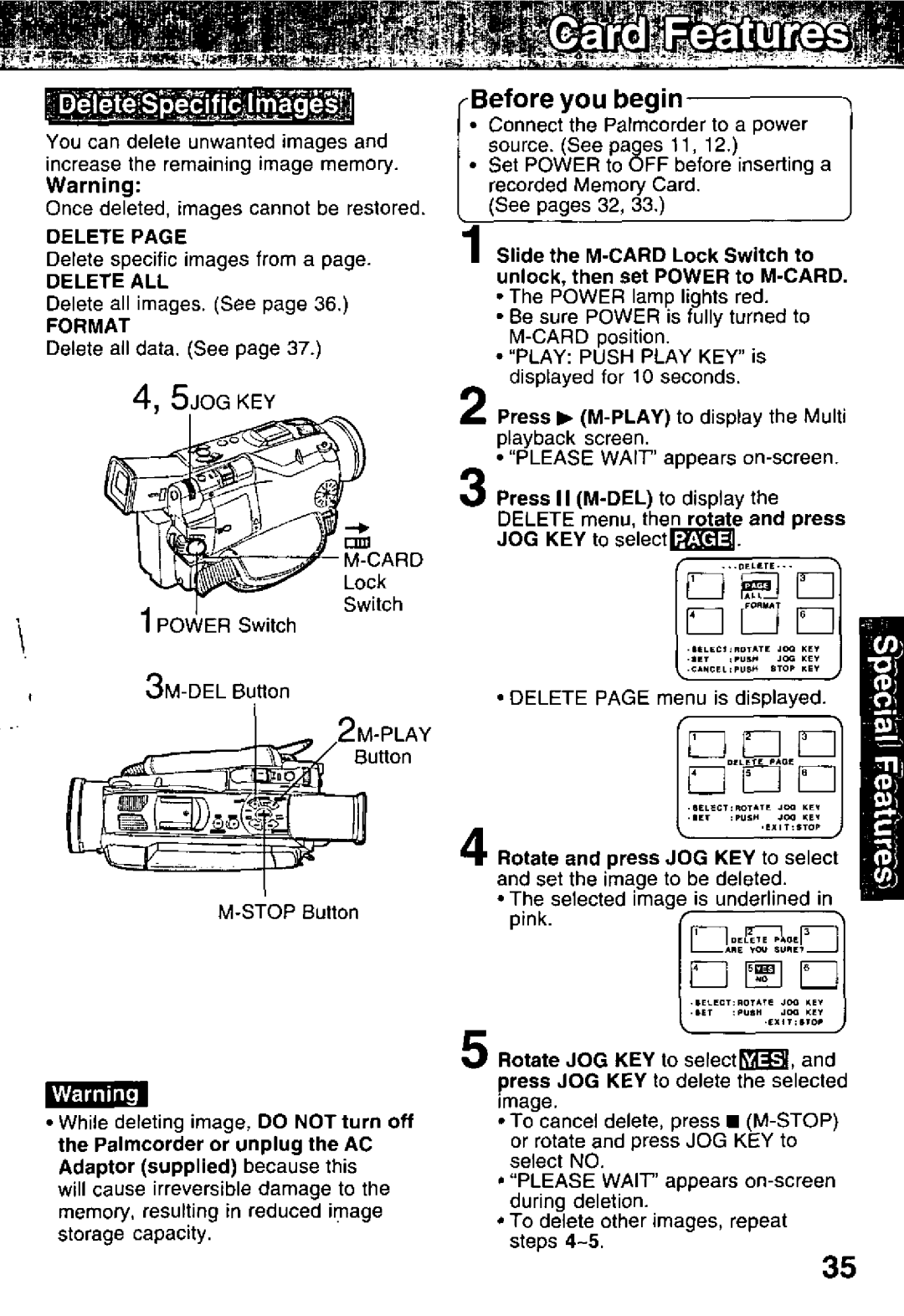 Panasonic PV-DV351, PV-DV701 manual 