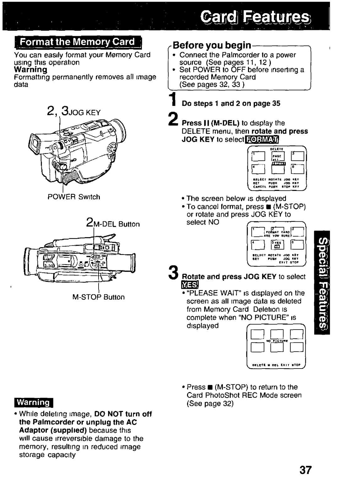 Panasonic PV-DV351, PV-DV701 manual 