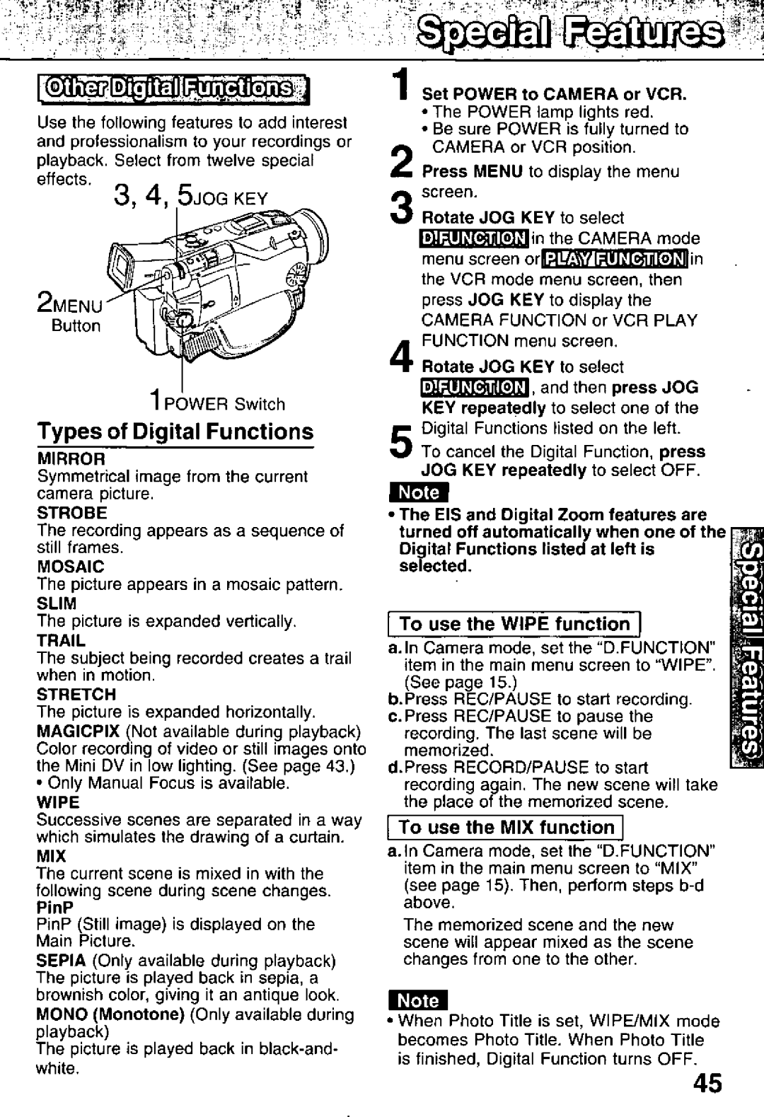 Panasonic PV-DV351, PV-DV701 manual 