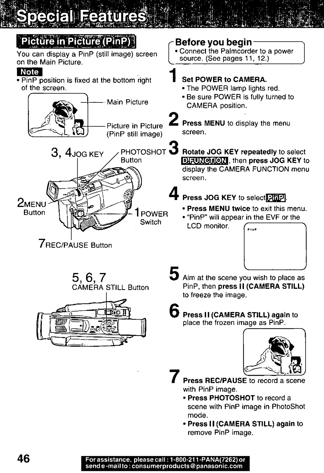 Panasonic PV-DV701, PV-DV351 manual 