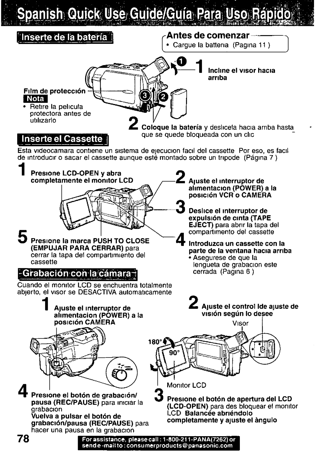 Panasonic PV-DV701, PV-DV351 manual 