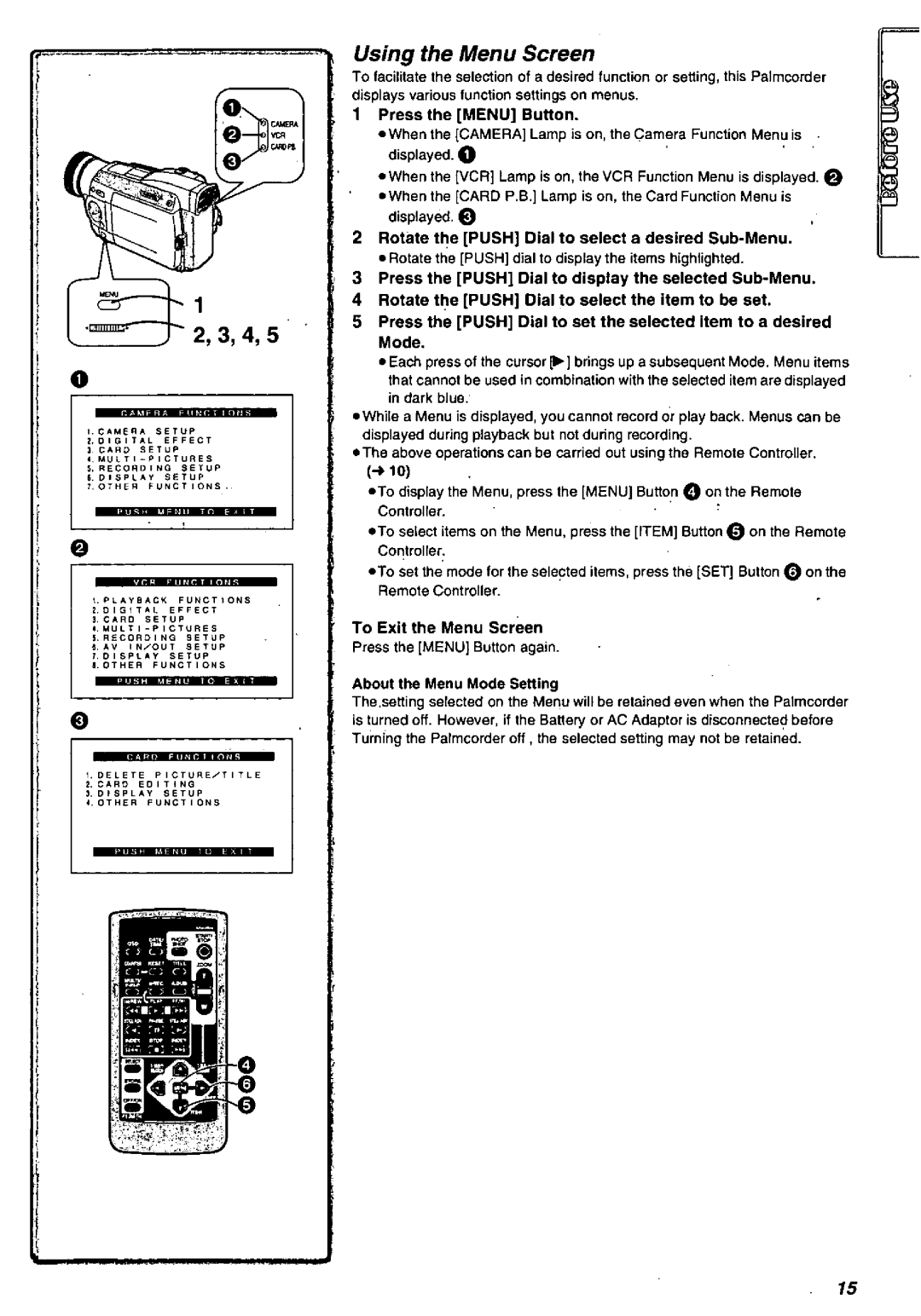 Panasonic PV-DV901, PV-DV851 manual 