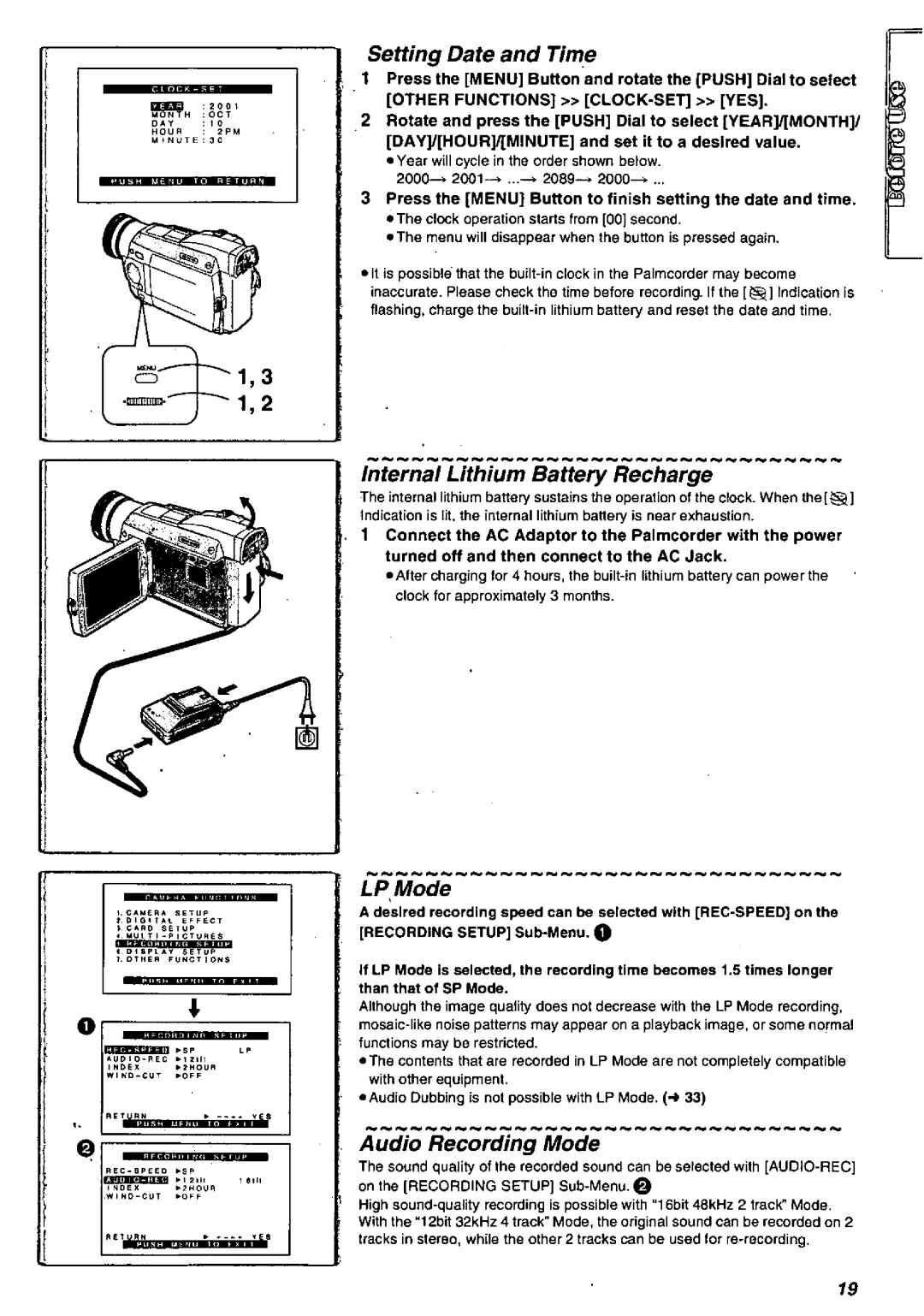 Panasonic PV-DV901, PV-DV851 manual 