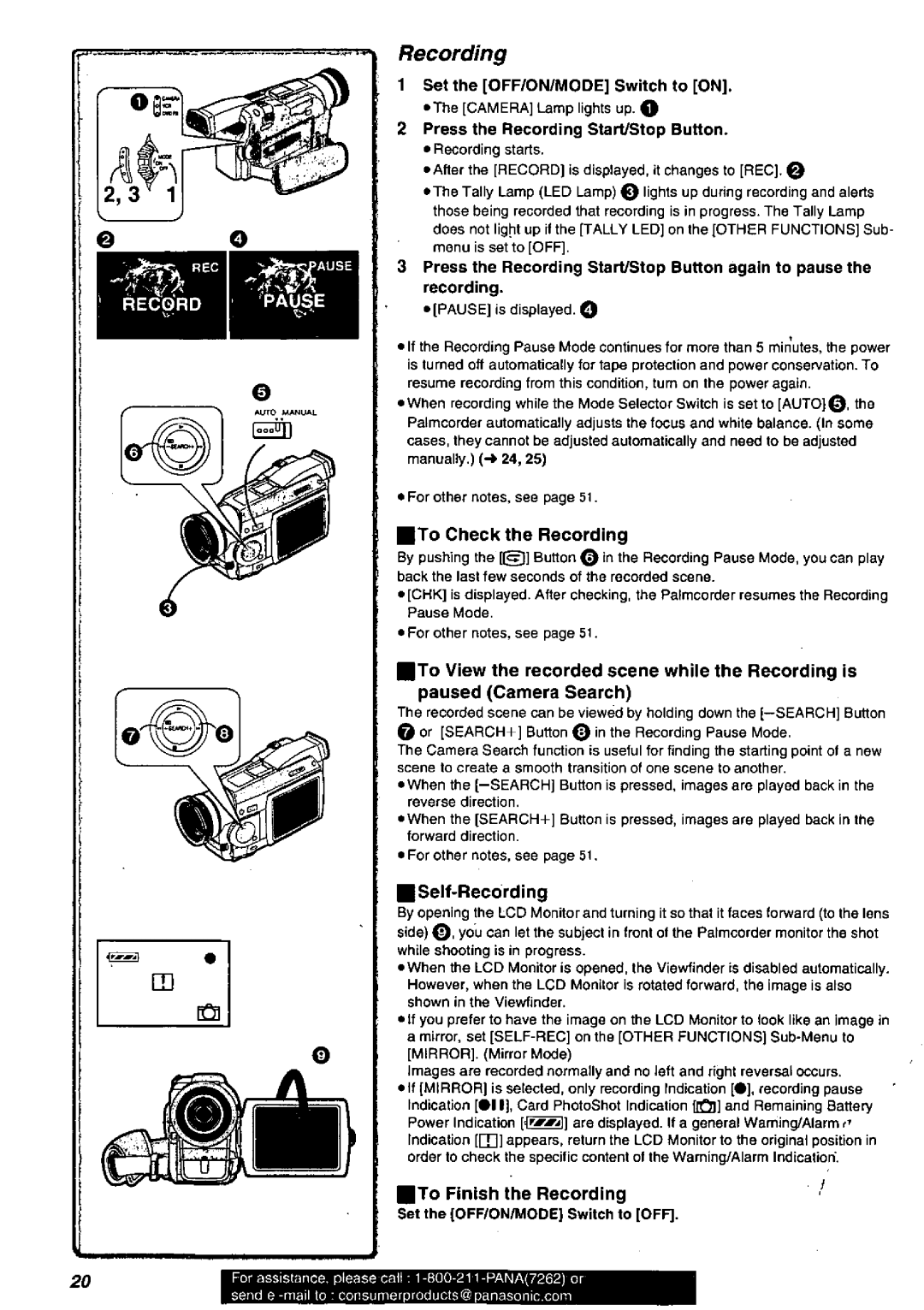 Panasonic PV-DV851, PV-DV901 manual 