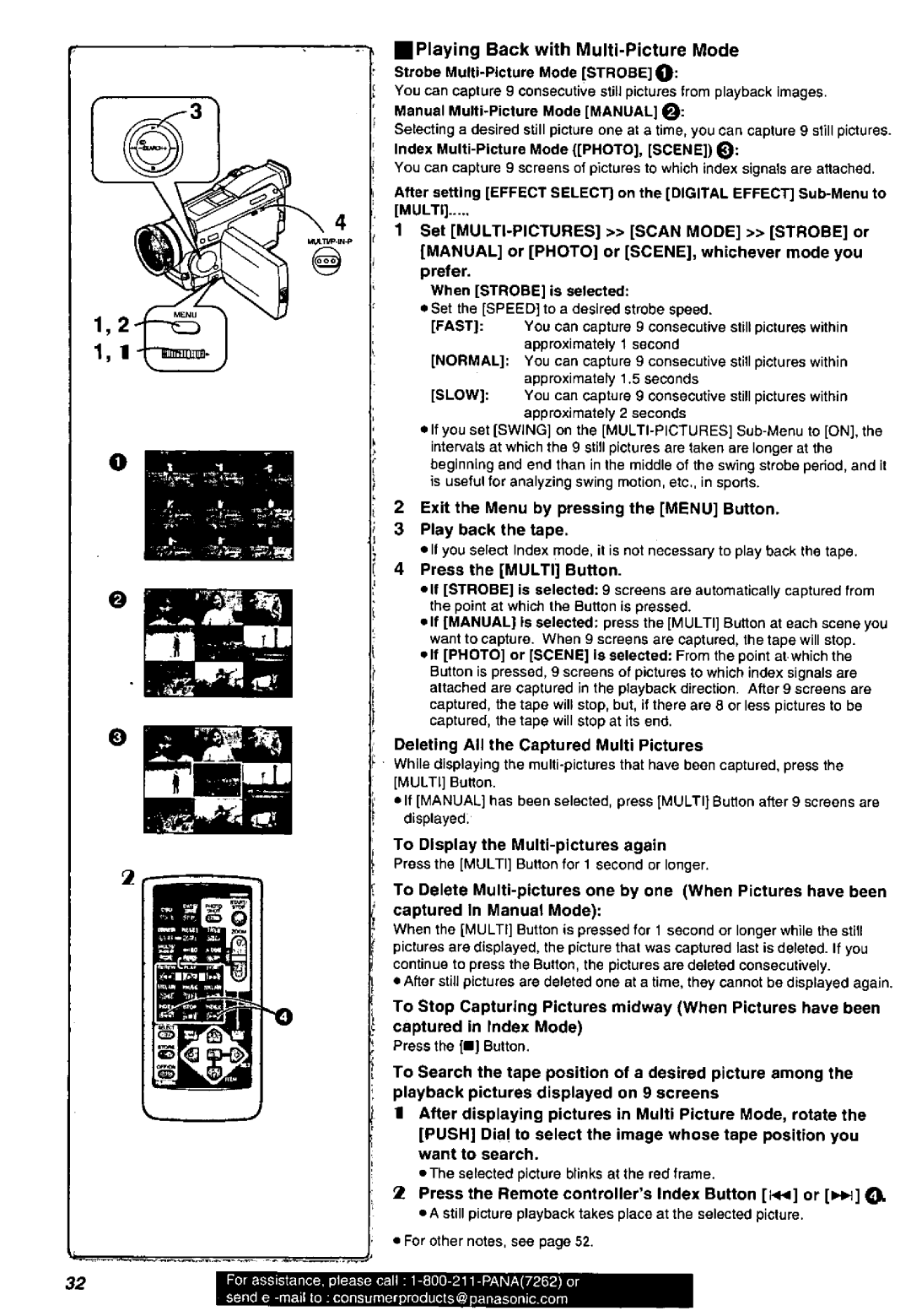 Panasonic PV-DV851, PV-DV901 manual 