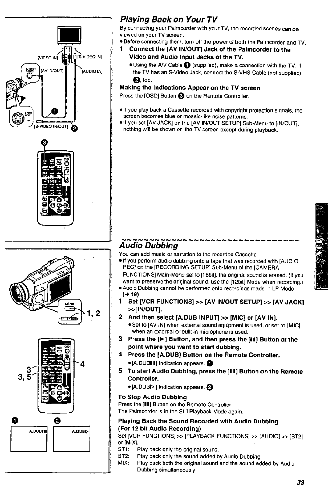 Panasonic PV-DV901, PV-DV851 manual 