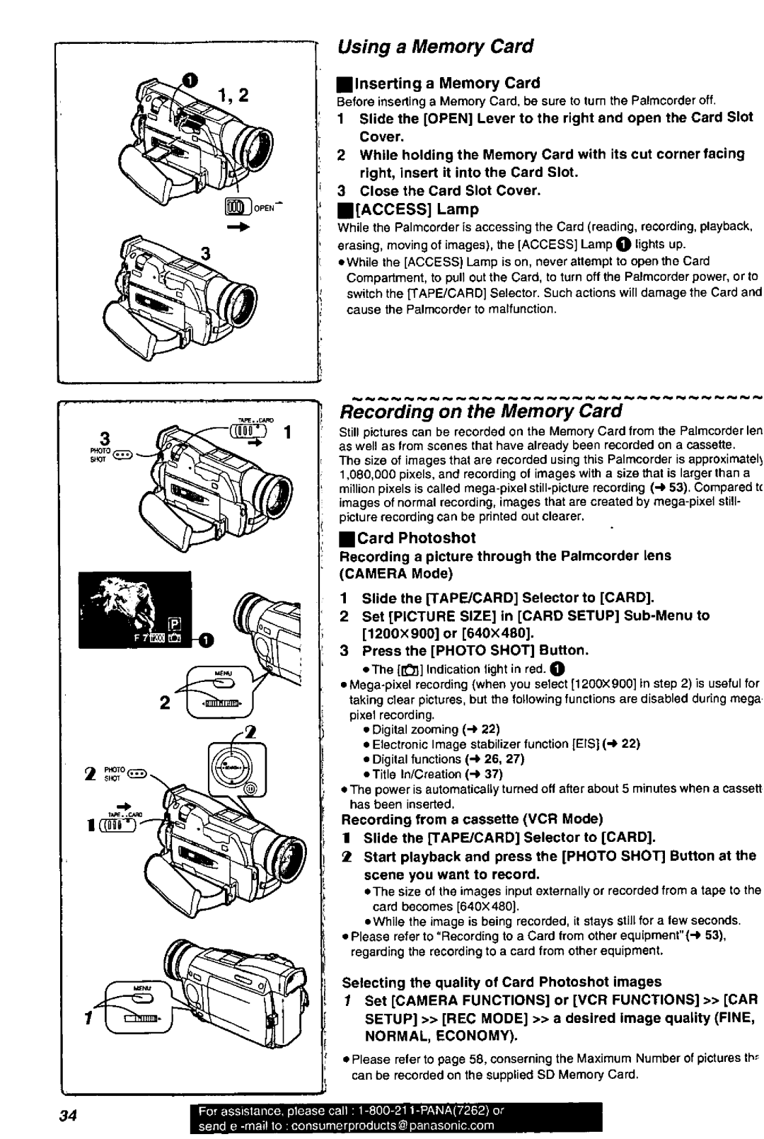 Panasonic PV-DV851, PV-DV901 manual 