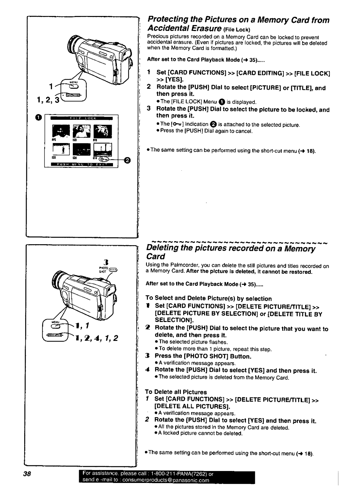 Panasonic PV-DV851, PV-DV901 manual 