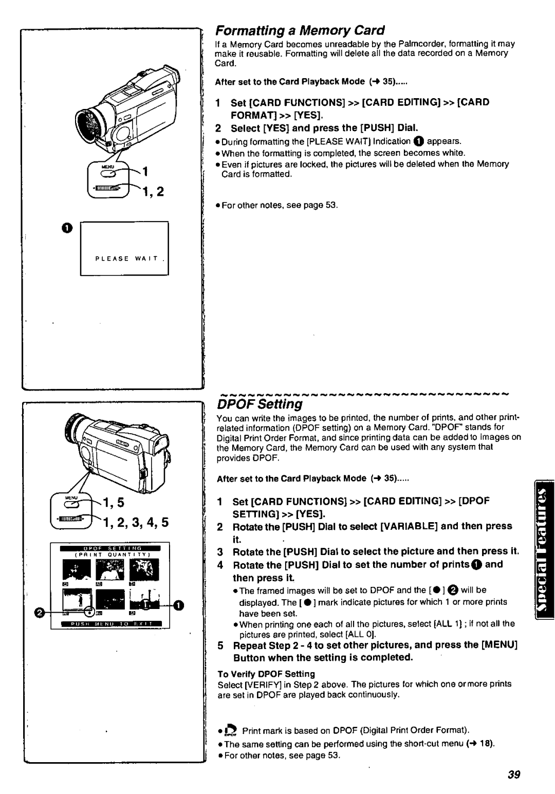 Panasonic PV-DV901, PV-DV851 manual 