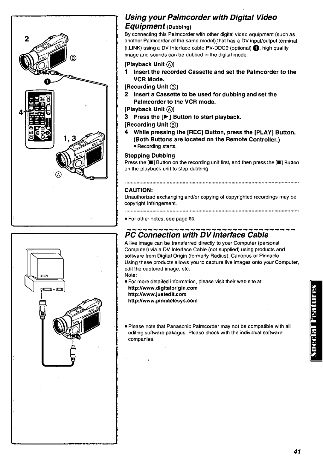 Panasonic PV-DV901, PV-DV851 manual 