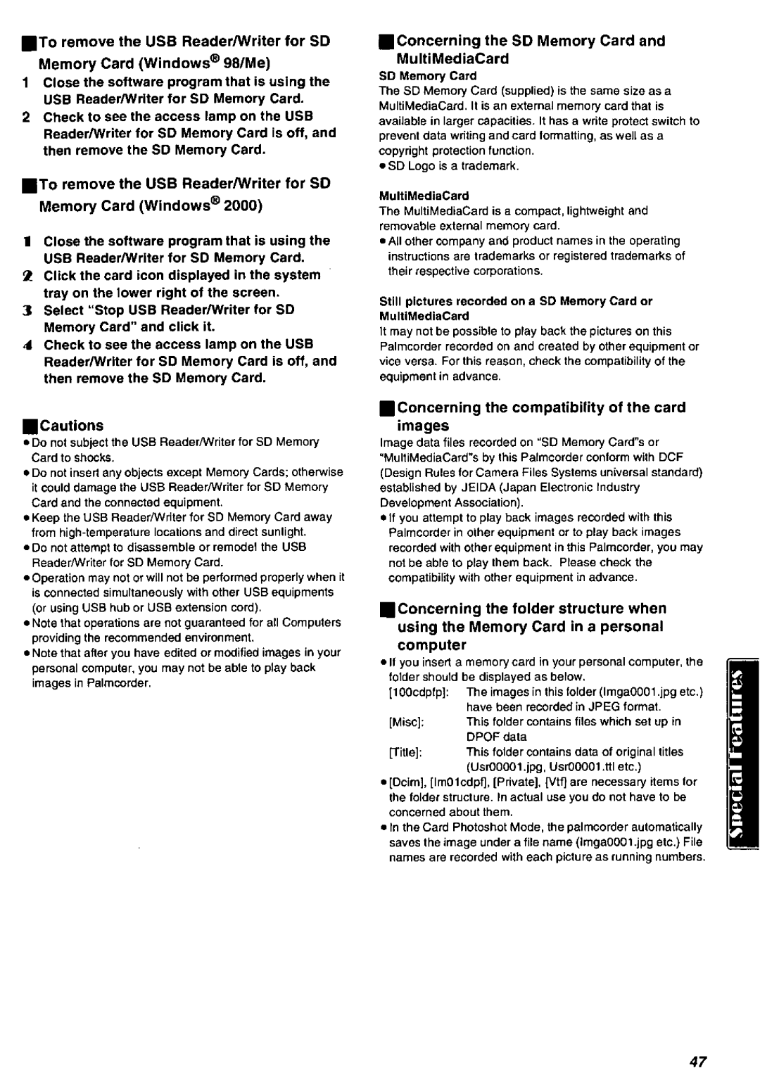 Panasonic PV-DV901, PV-DV851 manual 