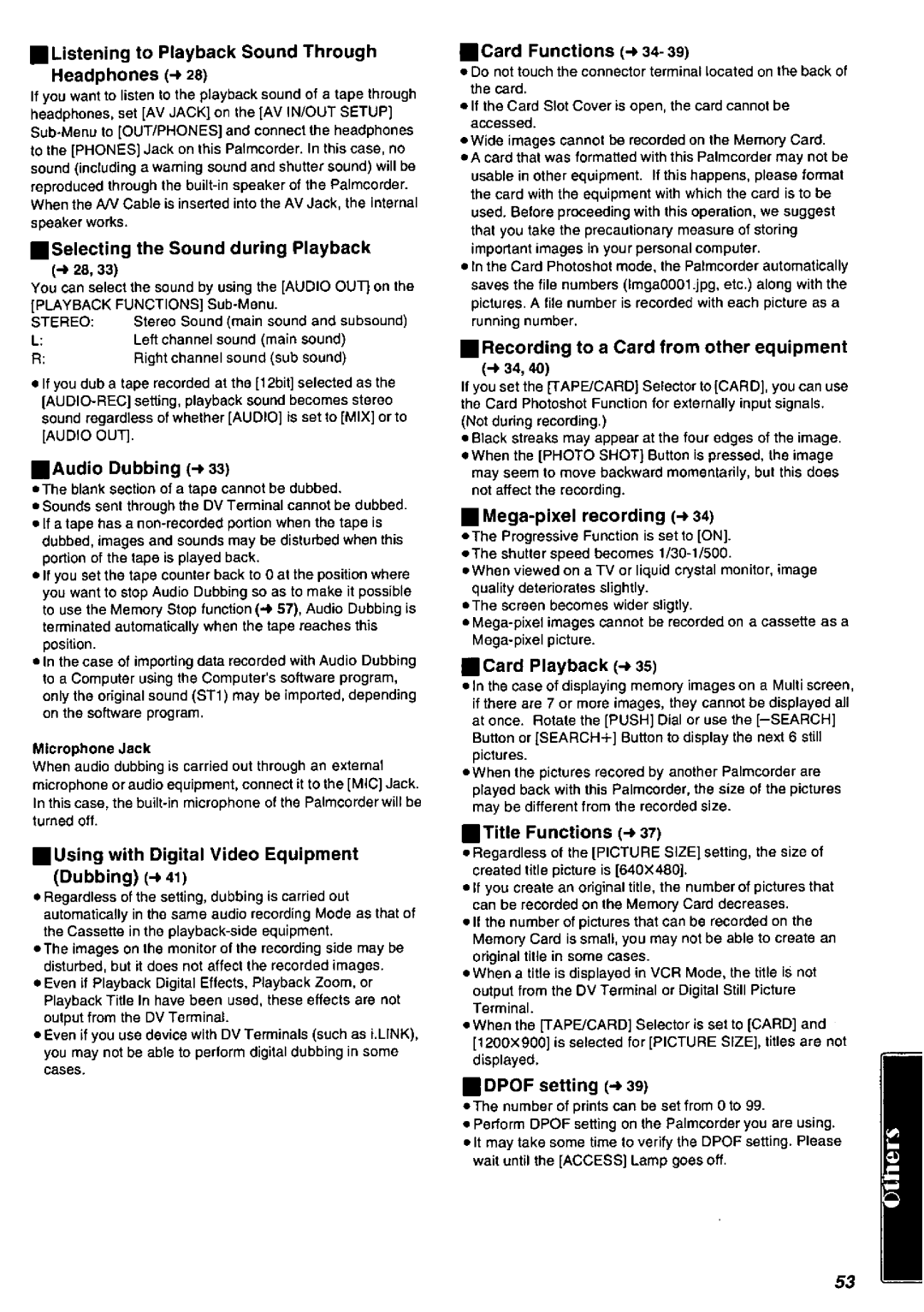 Panasonic PV-DV901, PV-DV851 manual 