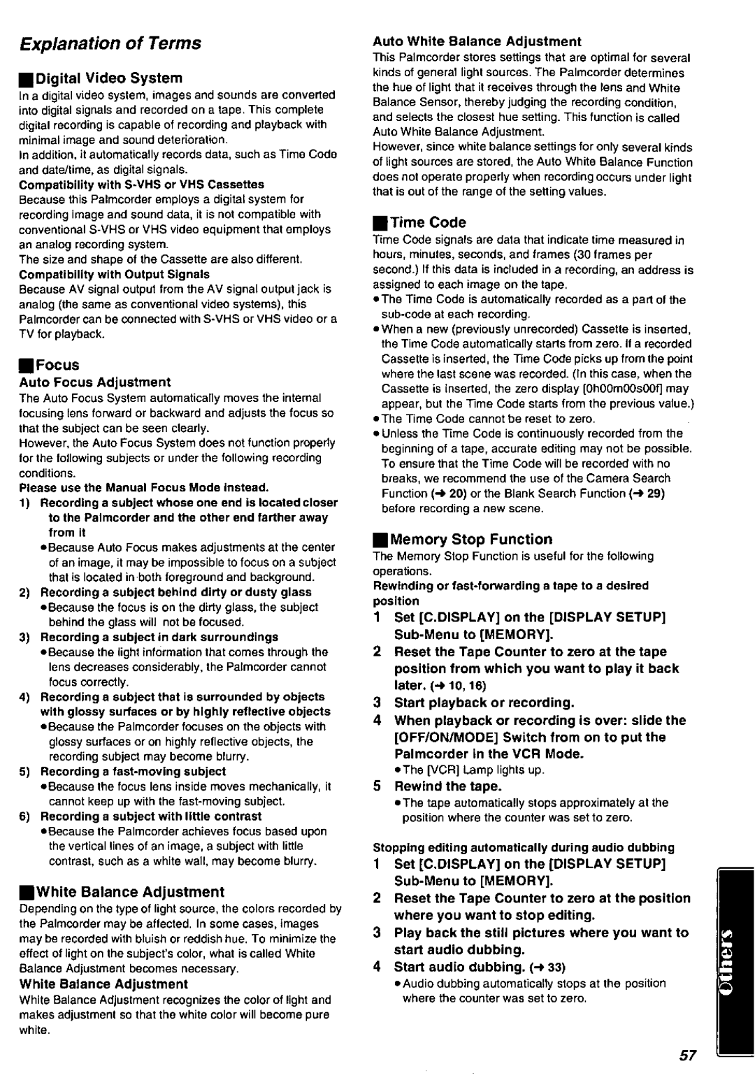 Panasonic PV-DV901, PV-DV851 manual 