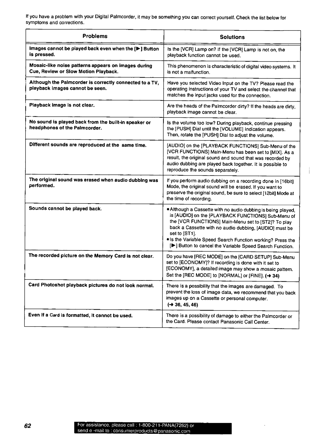 Panasonic PV-DV851, PV-DV901 manual 