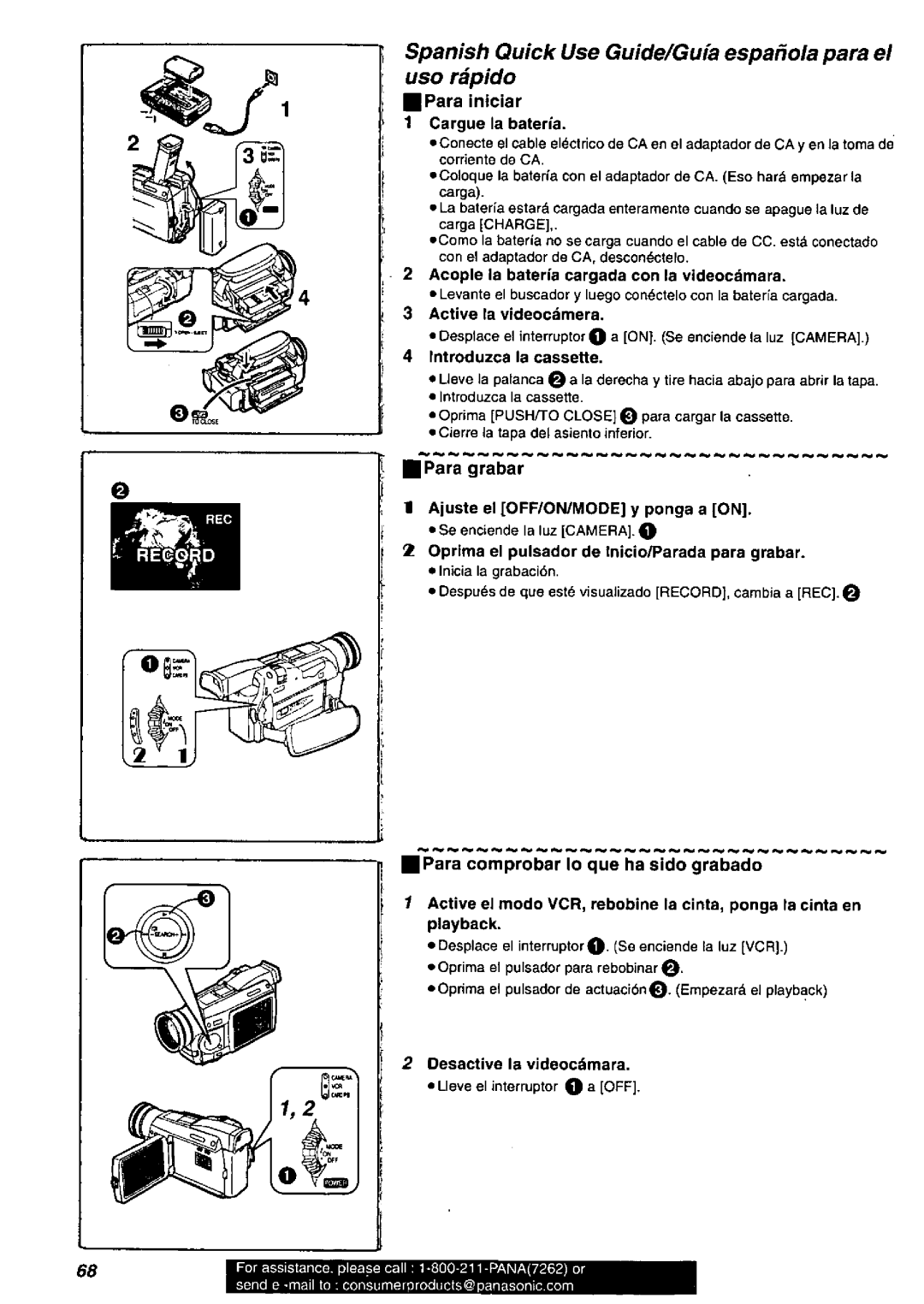 Panasonic PV-DV851, PV-DV901 manual 