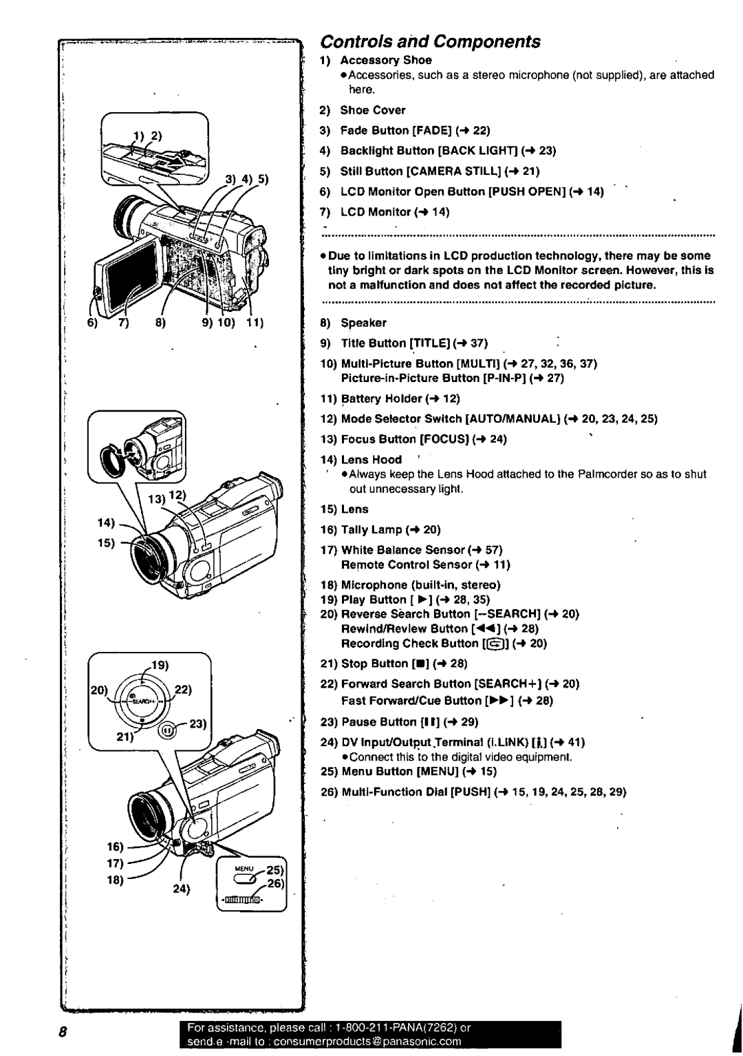 Panasonic PV-DV851, PV-DV901 manual 