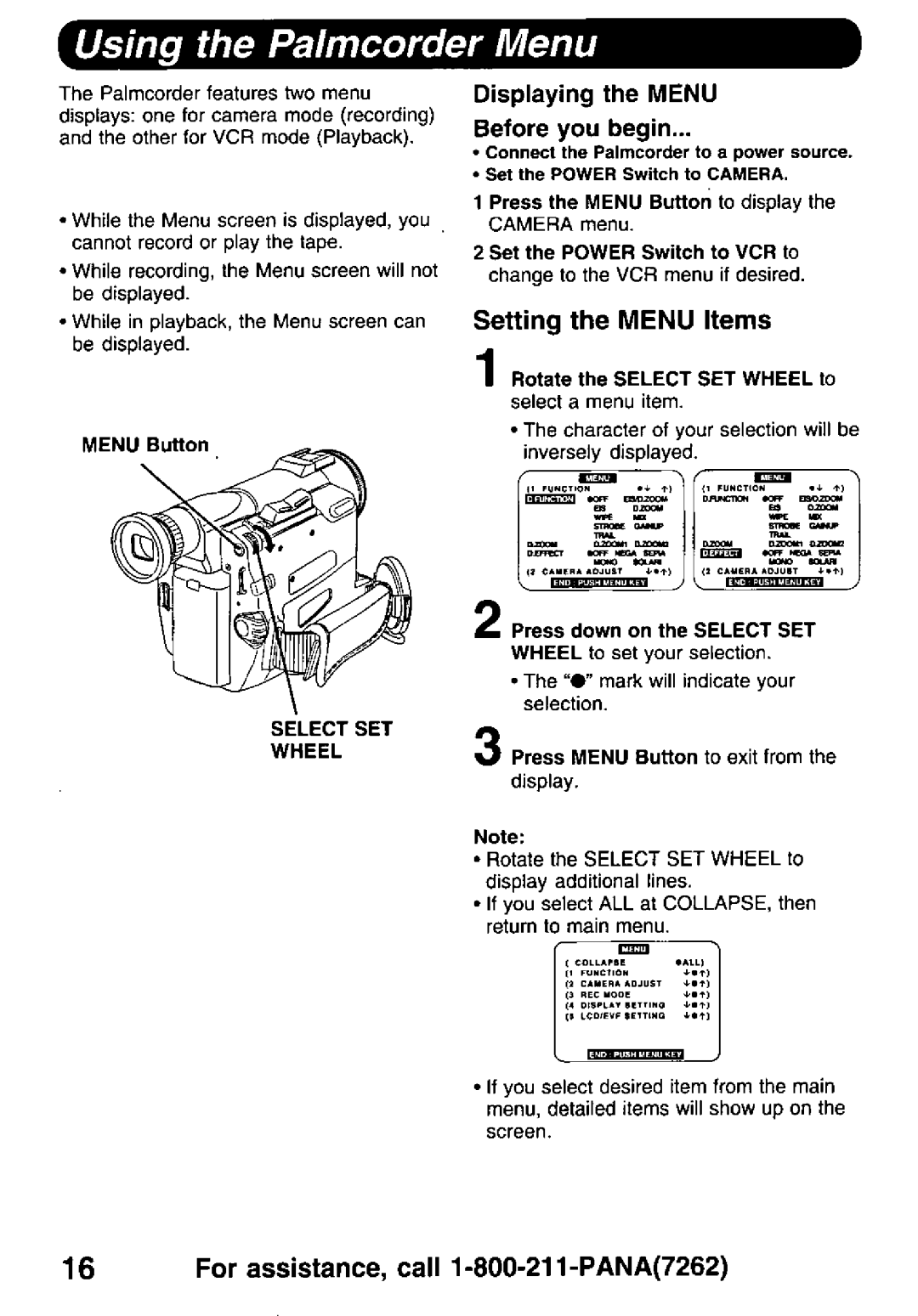 Panasonic PV-DV900 manual 